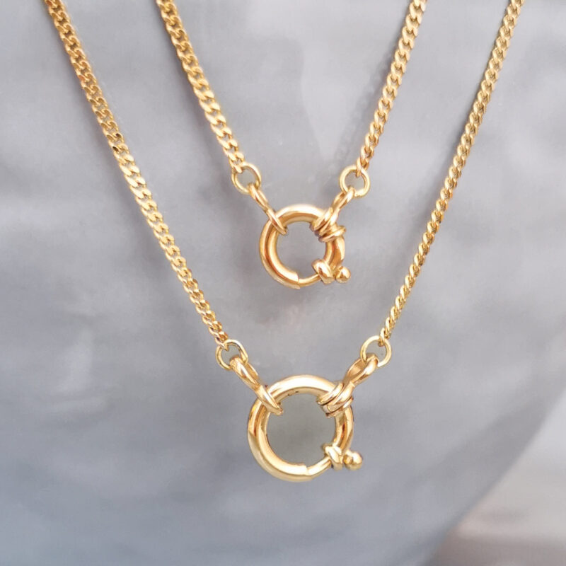 Lock Necklace 14k Gold Studio Ferde