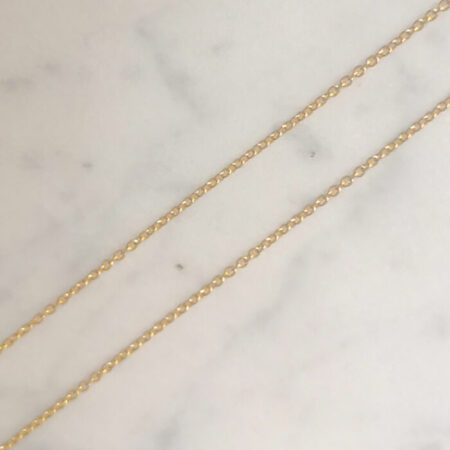 anchor necklace 14k gold