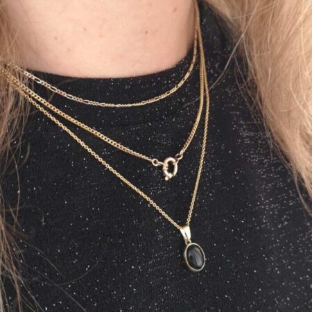 necklace party 14k gold