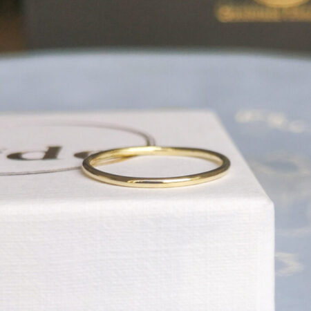 original stacking ring 14k gold