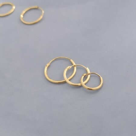 earhoops 14k gold