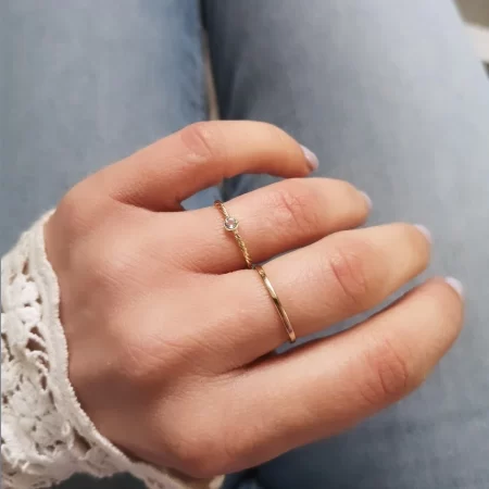 aquamarine ring 14k gold