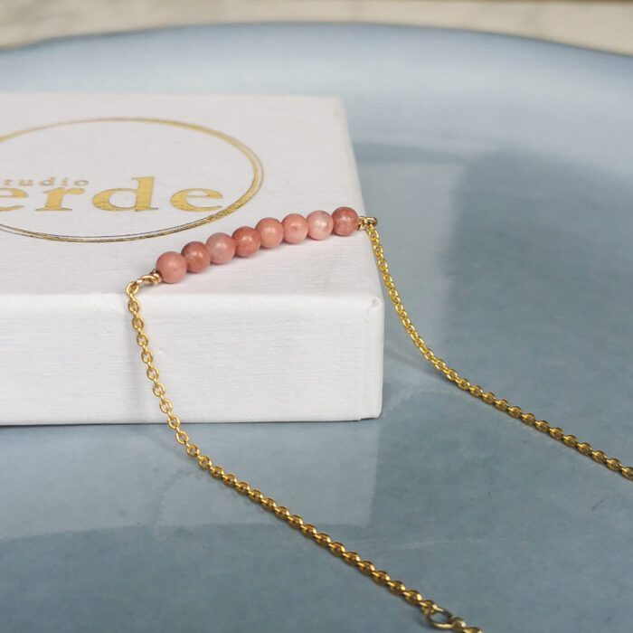 Custom dots bracelet 14k gold