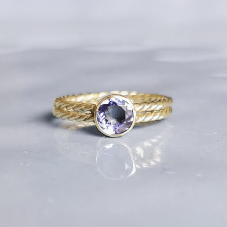 tanzanite 14k gold ring